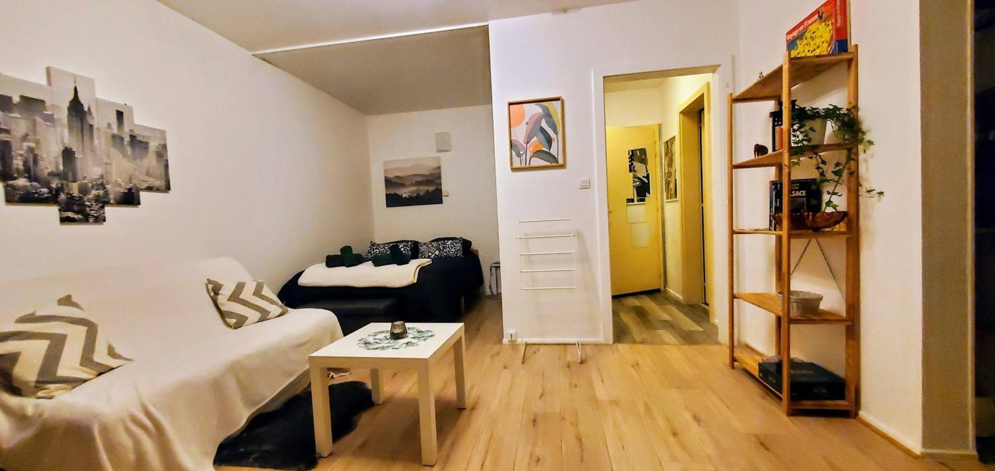 Studio Rdc Calme Avec Parking Ferme Pres Autoroute Et Tram C مُلووز المظهر الخارجي الصورة