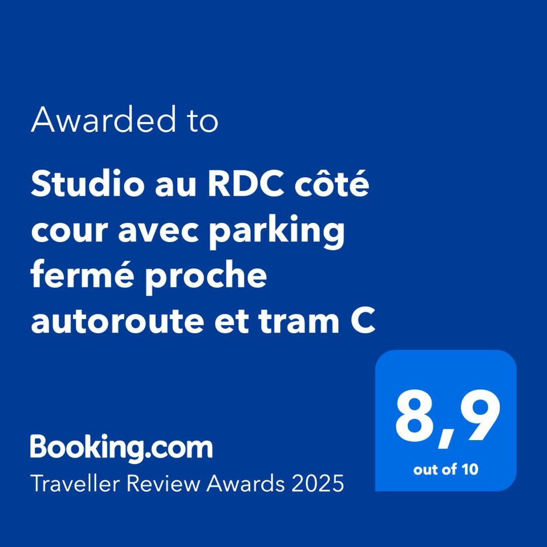 Studio Rdc Calme Avec Parking Ferme Pres Autoroute Et Tram C مُلووز المظهر الخارجي الصورة